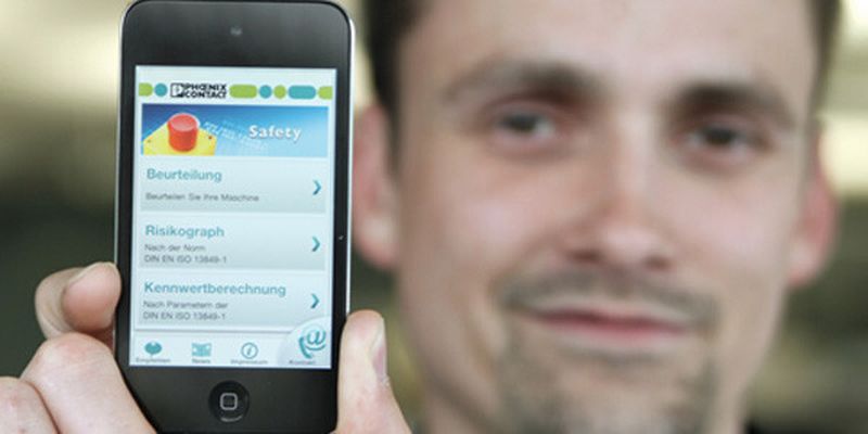 Safety-App von Phoenix Contact.
