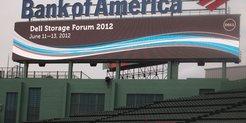 Das Dell Storage-Forum fand auch im traditionsreichen Red-Sox-Stadion statt.