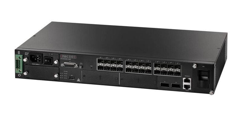 Der ECS4660-28F von Edge-Core Networks erfüllt die Carrier-Ethernet-Service-Anforderungen des Branchenverbands MEF.