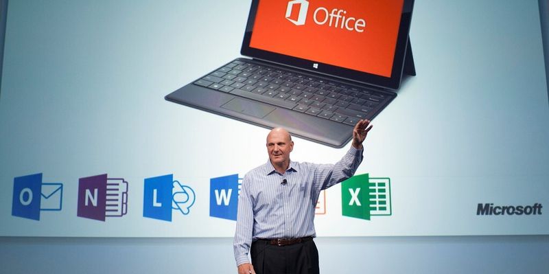 Microsoft-CEO Steve Ballmer stellte in San Francisco das neue Office 365 im Windows-8-Design als Preview vor.