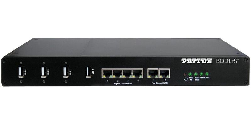 Der Router BD007 kann laut Hersteller Patton bis zu sieben 3G/4G-, VSAT/WLAN- und Wimax-WAN-Verbindungen zu einer WAN-Internetverbindung zusammenführen.