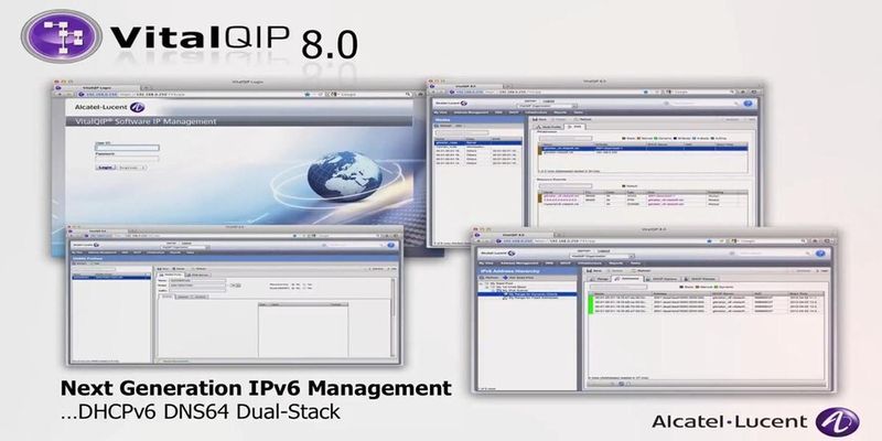 VitalQIP 8.0 mit DHCPv6-Server und DNS64-Übersetzung ermöglicht laut Alcatel-Lucent ein IP Address Management der nächsten Generation.