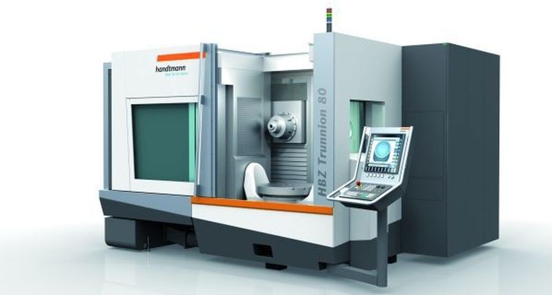 Bild 1: Das HBZ Trunnion 80 ist die kleinste von drei Varianten für die präzise Bearbeitung von Aluminium-, Stahl- und Titanbauteilen.