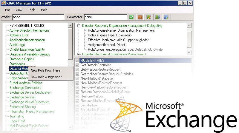 Mit dem RBAC Manager lassen sich Berechtigungen in Exchange einfacher verwalten.