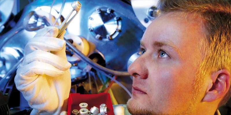 Stichprobenkontrolle nach der Schüttgutbeschichtung