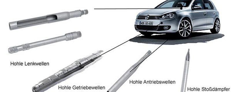 Ein Großteil der in Europa produzierten Autos fährt mit rundgekneteten Leichtbauwellen vom Band.