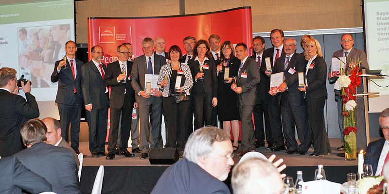 Die stolzen Gewinner des diesjährigen eGovernemnt-Wettbewerbs