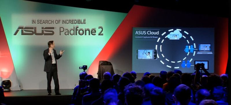 Auf einer groß angelegten Pressekonferenz zeigte Asus sein revolutionäres Konzept.