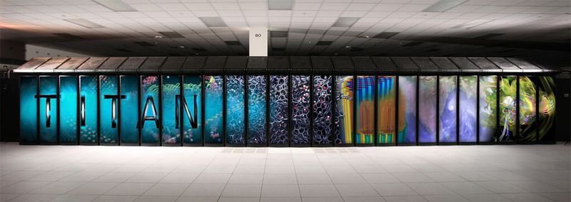 Die Oak Ridge Leadership Computing Facility (OLCF) ist die Heimat von Titan, dem weltweit leistungsstärksten Supercomputer für öffentliche Forschung.