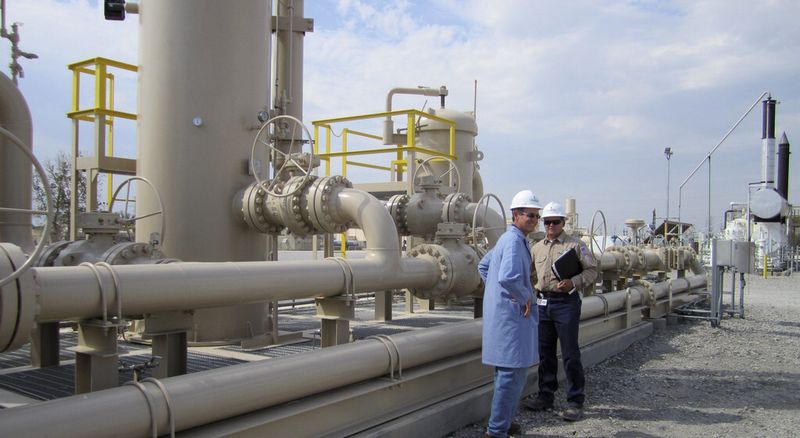 Hydraulisches Fracking im Barnett Shale in Texas