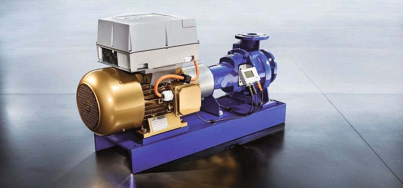 A motor that literally takes the prize — KSB was the recipient of the German Industry Award and the PROCESS Innovation Award at Achema in recognition for its SuPreme motor generation (here shown with KSB’s Etanorm pump). PROCESS users then selected the design as the winner of the PROCESS User Award 2012.