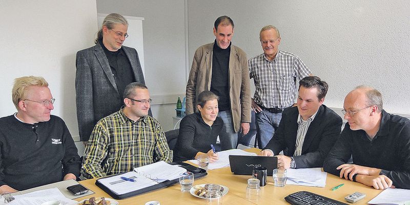 Das Kompetenzteam IT-Sicherheit des Saarlandes mit seinem Leiter, Thorsten Sokoll (2. v. r.)