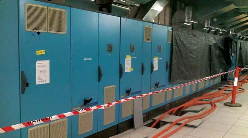 FIG. 2: Liquid cooled drives for efficient heat abstraction of electrical rooms