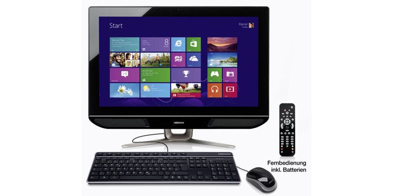 Einen All-in-One-PC mit Ein-Terabyte-Festplatte gibt es bei Aldi Nord.