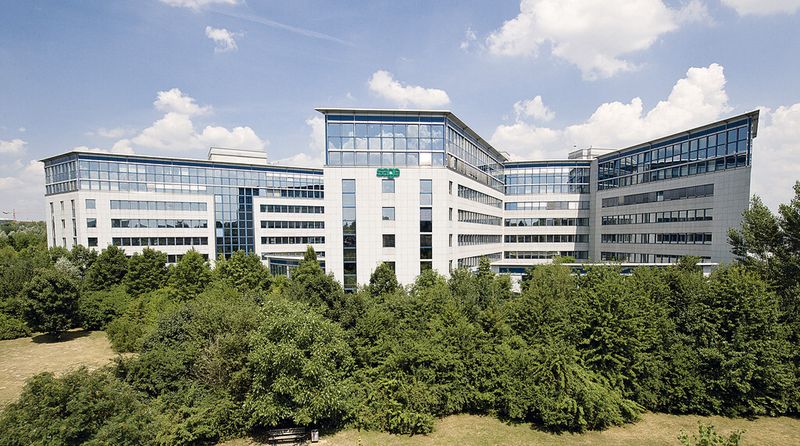 Die Hauptniederlassung von Sage Software in Frankfurt am Main.