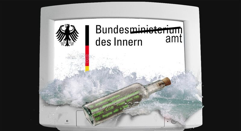 Im Rahmen einer aktuellen Phishing-Kampagne werden Spam-Mails mit "Bundesamt des Innern" unterzeichnet.