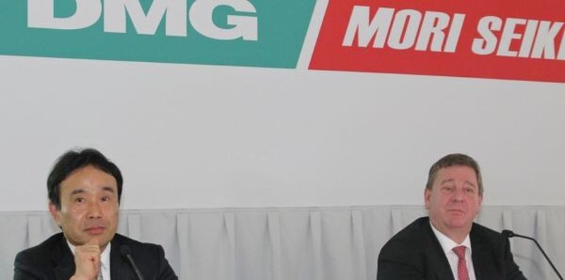 Stellten die weltweiten Pläne von DMG/Mori Seiki für 2013 vor: Dr. Masahiko Mori (links) und Dr. Rüdiger Kapitza.