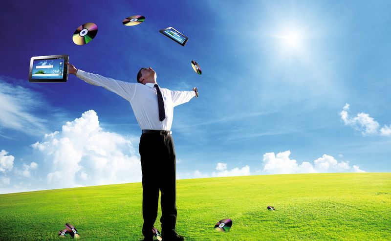 Nicht nur mit Software und Tablets liefen die Geschäft hervorragend.