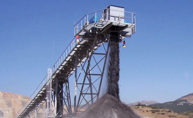 Fig. 1: Modular belt conveyor systems enable fast installation and dismantling and also increase reusability of components for temporary projects.