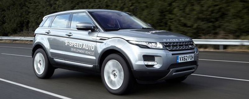 Land Rover Prototyp mit dem weltweit ersten 9-Gang-Automatgetriebe (9HP) von ZF.