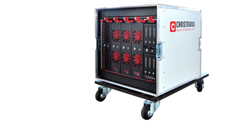 Die Boxen können als mobile Einsatzzentralen für Messeaussteller, Filmproduktionen oder Krisenstäbe dienen.