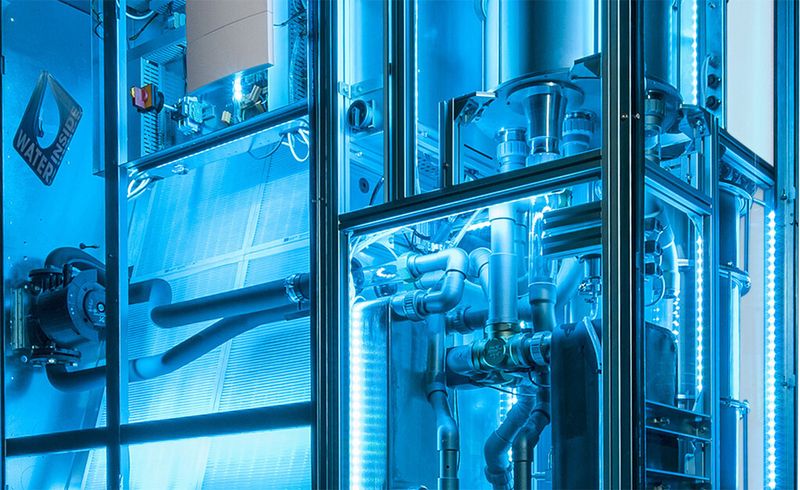 Geräte der Stulz Cyber-Blue-Serie, die per Direktverdampfung von Wasser Kühlung für Rechenzentren liefern. sollen eine Kälteleistung von je 45 Kilowatt besitzen.