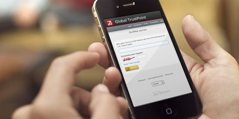 Durch Neuerungen lässt sich der Zertifikatsserver von Zertificon nun auch komfortabel per Smartphone nutzen.