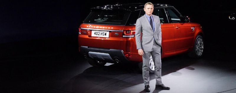 New York Autoshow 2013: Mit prominenter Unterstützung stellte Land Rover den neuen Range Rover Sport vor. James-Bond-Darsteller Daniel Craig gab sich die Ehre.