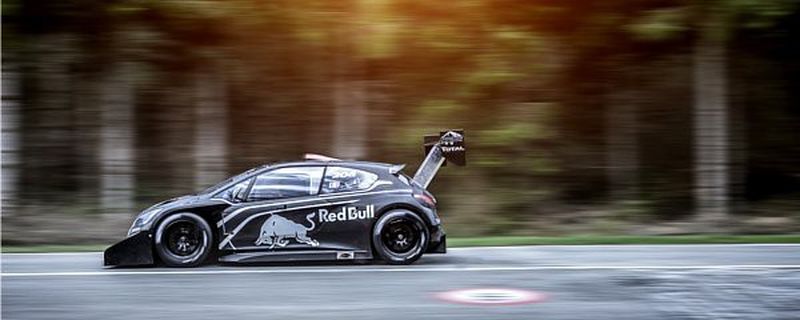 Der 208 T16 Pikes Peak wurde speziell für das Bergrennen am Pikes Peak (USA) aufgebaut.