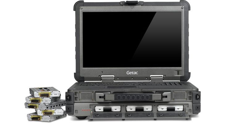 Der X500 Rugged Mobile Server von Getac ist nach der Militärnorm MIL-STD-810G und nach IP65 zertifiziert.