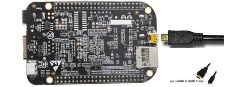 Beaglebone Black: Micro-HDMI-Buchse