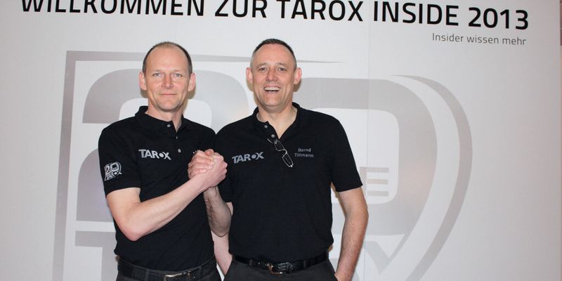 Die beiden Tarox-Geschäftsführer Matthias Steinkamp (links) und Bernd Tillmann begrüßten die Gäste auf der diesjährigen Hausmesse.