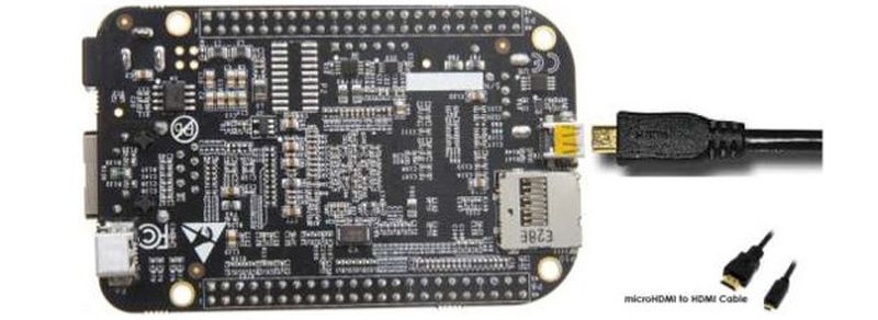 Beaglebone Black: Micro-HDMI-Buchse