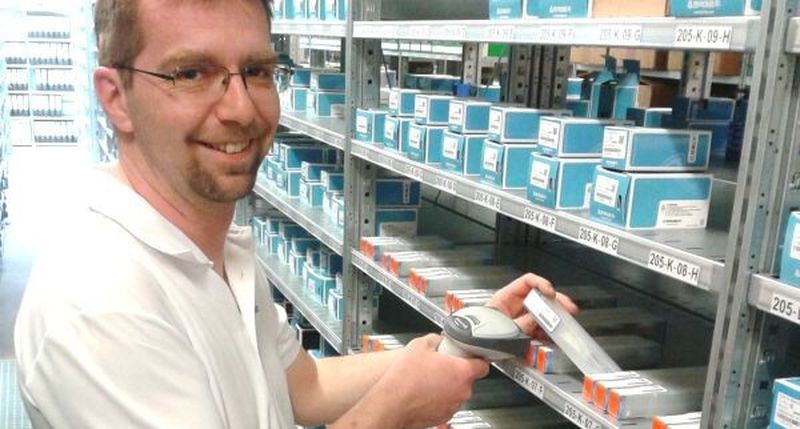 Michael Ries, Lagerleiter bei Korloy Europe, zur Erweiterung der Lagerkapazitäten: „Wir wollen unsere hohe Lieferbereitschaft von 24 Stunden auch bei steigender Nachfrage sicherstellen.“