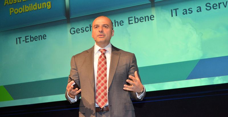 Bohumil Bagansky, Leiter Produktmanagement und -marketing bei VMware, erläuterte die Grundprinzipien der Virtualisierung.