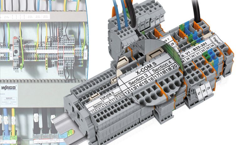 In der Praxis muss Beschriftung vor allem günstig, einfach und schnell zu erstellen sein. All dies erfüllt Wago mit einem aufeinander abgestimmten Beschriftungssystem aus Drucker-Hardware, Projektierungs-Software und Beschriftungsmaterialien.