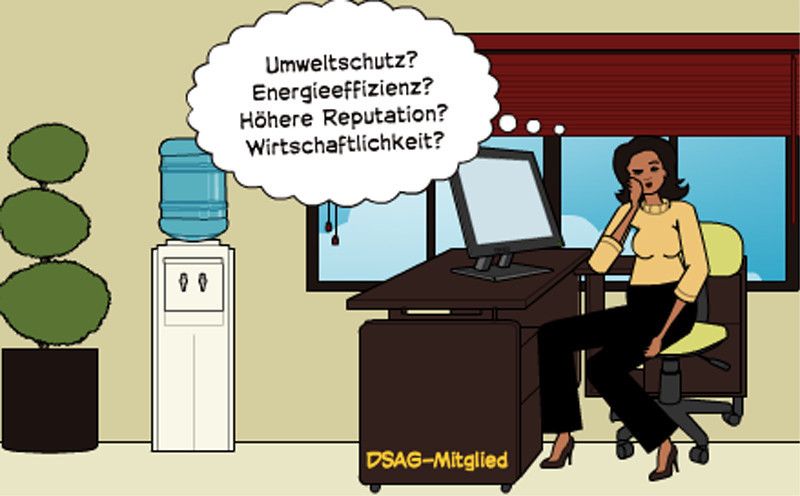 Der DSAG sind Umweltschutz, Energie-Effizienz, Reputation und Wirtschaftlichkeit ein Anliegen, wie den meisten Rechenzentrumsbetreibern.