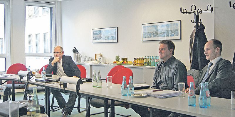 Die Beiräte Volker Kadow, Matthias Kammer und Jon Abele