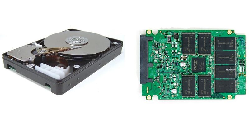 Die Unterschiede zwischen HDDs und SSDs sich nicht zu übersehen.
