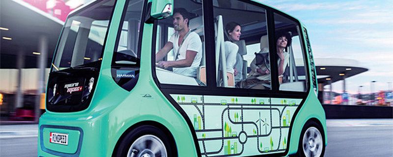 Neue Ideen für den Stadtverkehr: Auch der Micromax von Rinspeed ist mit einem Elektroantrieb von Linde MH ausgerüstet.