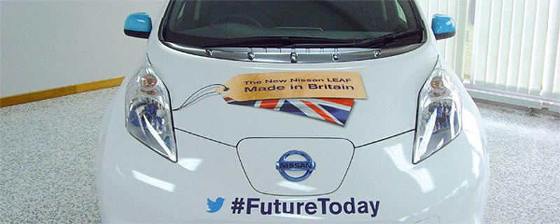 Ein echter Brite: der Nissan Leaf wird seit März 2013 auch in Europa gefertigt: im nordenglischen Sunderland.
