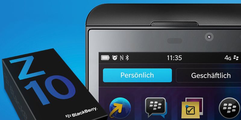 Mit verschiedenen Datenbereichen hilft das BlackBerry Z10 bei BYOD-Konzepten.