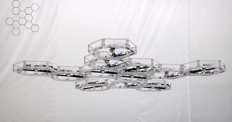 Flugtest mit 12 Einzelelementen