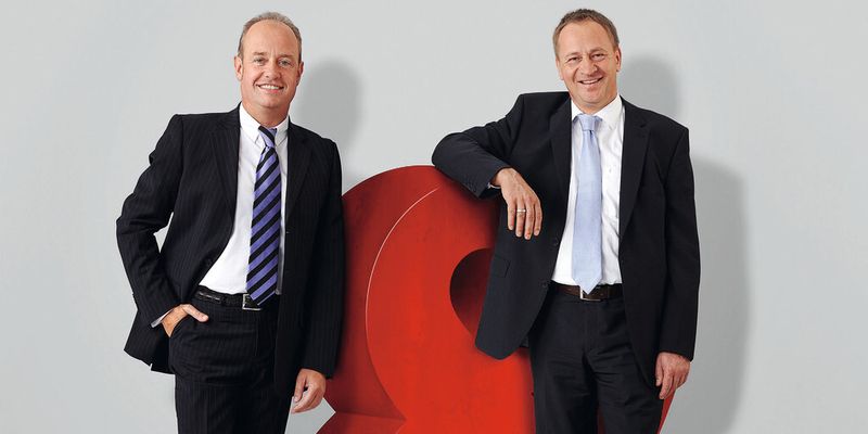 Die Unternehmensgründer Heribert Fritz (links) und Eberhard Macziol.
