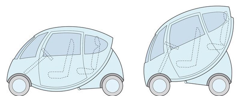 Von 3,4 Meter auf zwei Meter Länger per Knopfdruck: Die beiden Fahrzeuge Ellipso und Parallelo des Erfinders Gottfried Perdolt bieten Platz für fünf Personen - und sind platzsparend zu parken.