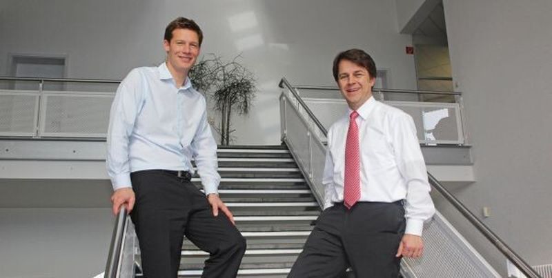 Haben für die Weiss GmbH eine nachhaltige Wachstumsstrategie: die beiden Geschäftsführer Uwe Weiss (links) und Dr. Thomas Grünewald.
