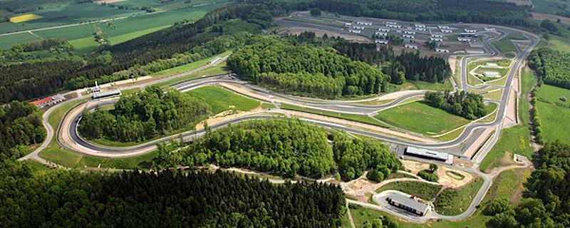 Die Teststrecke auf dem Bilster Berg: Mit 44 Kuppen und Senken, zahlreichen Kurven und einem Gefälle bis 26 Prozent eine sehr gute Erprobungsstrecke auf 4,2 km Länge.