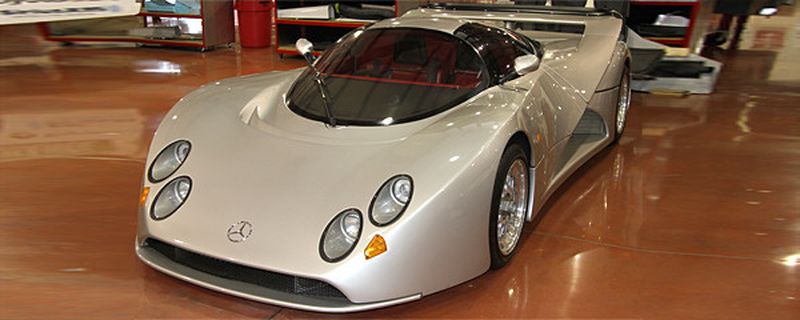 Bis zu 431 km/h schafft der Lotec Mercedes-Benz C1000. Das Kohlefaser-Coupé aus dem Jahr 1990 bafindet sich in privatem Besitz und wird am 2. November versteigert.