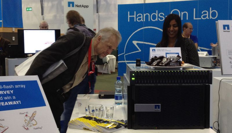 Auf der Netapp-Veranstaltung "Insight", die derzeit in Dublin stattfindet, stellt das Unternehmen unter anderem das Flash-Array „EF 550“ vor.
