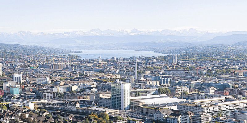 Zürich – Aussicht von der Waid